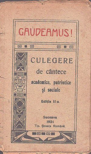 Culegere de cântece academice, patriotice și sociale, 1924, Suceava