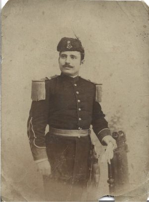 Sublocotenent român de infanterie, anii 1890