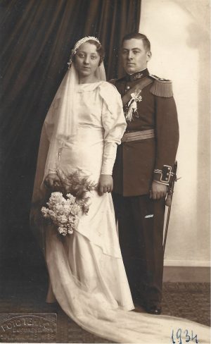 Medic militar român cu sabie, 1934