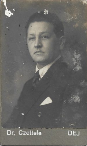 Portret de bărbat, studio Dr Czettele, Dej