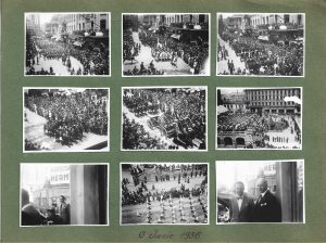 Paradă militară la București, 6 iunie 1936, lot de 7 fotografii