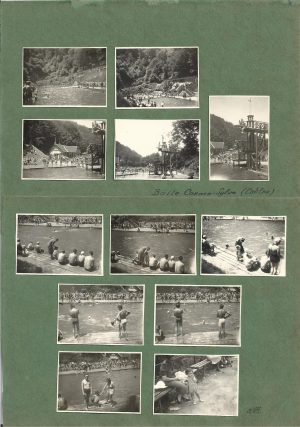 Băile Carmen Sylva din Codlea, anii 1930, lot de 12 fotografii