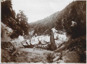 Pe valea Râmnicului, 1902, lot de 3 fotografii