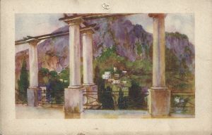 Capri, Dalla terazza della Funicolare, carte poștală