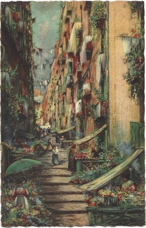 Napoli, Pallonetto a S Lucia, carte poștală