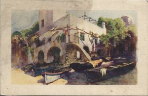 Capri, Spiaggia, carte poștală