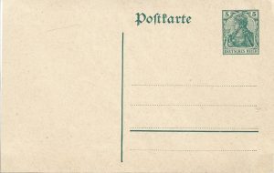 Postkarte Deutsches Reich 5 Pfennig