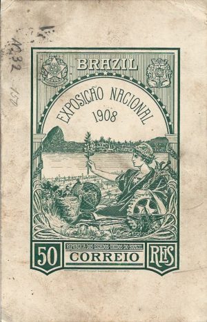 Brazil Exposicao Nacional 1908 50 reis correio