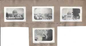 Jerusalem, 1922, 4 photos