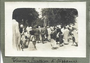 Procession d'aïssaouas, Tlemcen, Algeria, 1920's