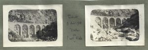 Ténès, viaduc de l'oued Allala, Algeria, 1918, 2 photos