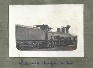 Locomotive chaufée au bois, ca 1916-1924