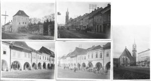 Bistrița, mijlocul anilor 1930, lot de 5 fotografii