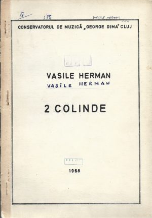 Vasile Herman, 2 colinde, 1968, Cluj