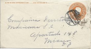Întreg poștal Republica Mexicana 5 centavos 1914/Postal stationery Republica Mexicana 5 centavos 1914