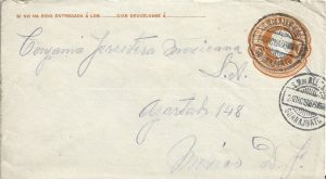 Întreg poștal Republica Mexicana 5 centavos 1913/Postal stationery Republica Mexicana 5 centavos 1913