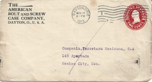 Întreg poștal SUA 2 cents/Postal stationery USA 2 cents