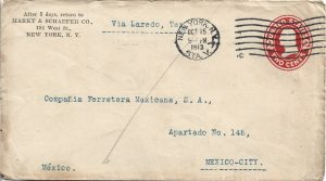 Întreg poștal SUA 2 cents/Postal stationery USA 2 cents