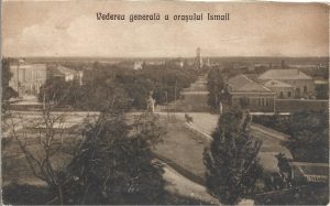 Vederea generală a orașului Ismail, carte poștală