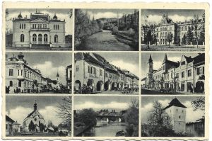 Besztercei részletek, carte poștală, Bistrița