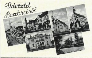 Üdvözlet Besztercéről, carte poștală, Bistrița
