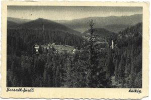 Borszék-fürdő, Látkép, carte poștală, Borsec