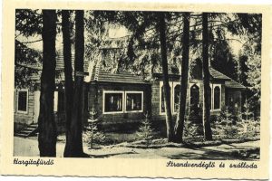 Hargitafürdő, Strandvendéglő és szálloda, carte poștală, Harghita-Băi