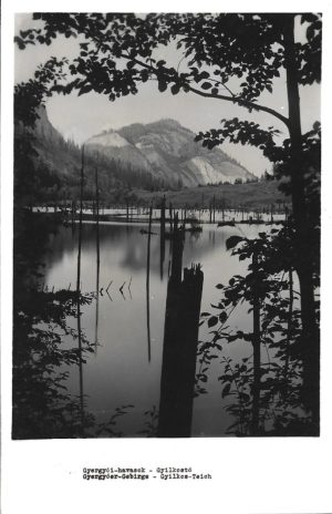 Gyergyói-havasok, Gyilkostó/Gyergyóer-Gebirge, Gyilkos-Teich, carte poștală, Lacul Roșu