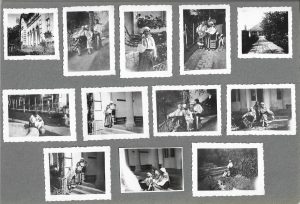 Veturia Goga, lot de 6 fotografii + alte 6 fotografii cu prietenele ei și castelul de la Ciucea, anii 1930