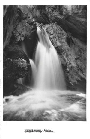 Gyergyói-havasok, Zuhatag/Gyergyóer-Gebirge, Wasserfall, carte poștală