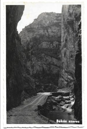 Békás Szoros, carte poștală, Cheile Bicazului