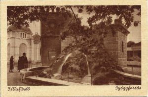 Felixfürdő, Gyógyforrás, carte poștală, Băile Felix