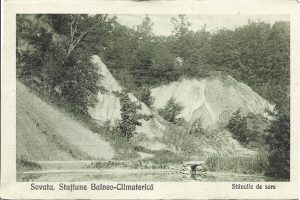 Sovata, Stațiune Balneo-Climaterică, Stâncile de sare, carte poștală