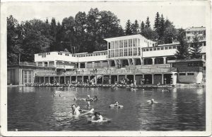Szováta-gyógyfürdő, Strand, carte poștală, Sovata