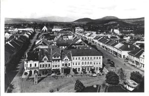 Beszterce, Látkép, carte poștală, Bistrița