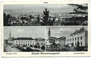 Üdvözlet Máramarosszigetről, carte poștală, Sighetu Marmației