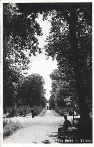 Felixfürdő, Sétány, carte poștală, Băile Felix