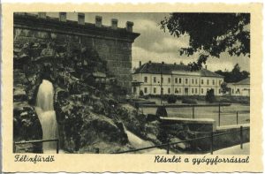 Felixfürdő, Részlet a gyógyforrással, carte poștală, Băile Felix