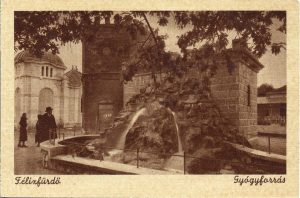 Felixfürdő, Gyógyforrás, carte poștală, Băile Felix