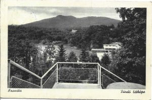 Szováta, Fürdő látképe, carte poștală, Sovata