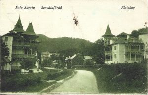 Baia Sovata, Szovátafürdő, Fősétány, carte poștală