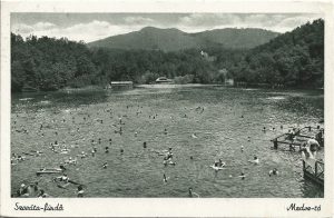 Szováta-fürdő, Medve-tó, carte poștală, Sovata