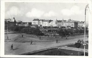 Szatmár-Németi, Parkrészlet, carte poștală, Satu Mare