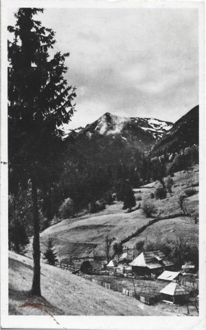 Radnai havasok, Borsafüred Galac előcsúcs - 1763 m, carte poștală