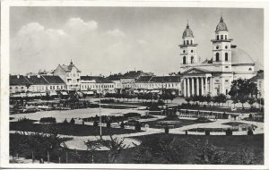 Szatmárnémeti, Horthy Miklós-tér, carte poștală, Satu Mare