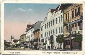 Târgu Mureș, Piața Regele Ferdinand - Ferdinand király-tér, carte poștală