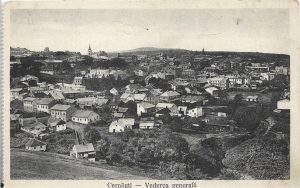 Cernăuți, Vederea generală, carte poștală