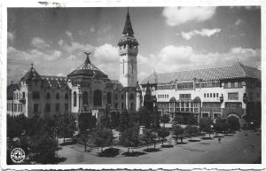Târgu Mureș, Primăria și Palatul Cultural, Városháza a Közmüvelődési ház-zal, carte poștală