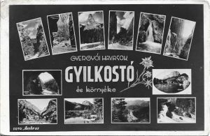 Gyergői havasok, Gyilkostó és környéke, carte poștală, Lacul Roșu