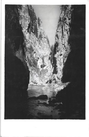 Békás-szoros, carte poștală, Cheile Bicazului